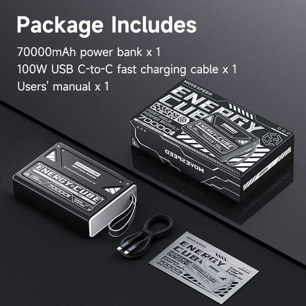 Повербанки Movespeed Z70 Pro Max 145W 70000mAh