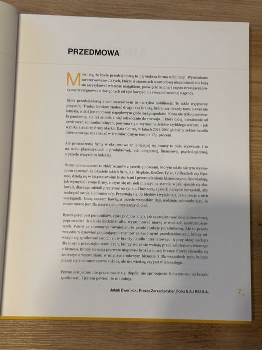 Książka podręcznik poradnik „Patent na ecommerce”