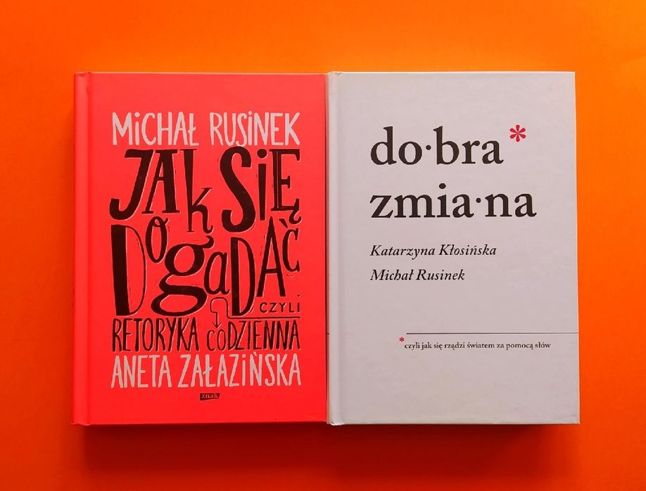 Retoryka codzienna + DOBRA ZMIANA Michał Rusinek pakiet x 2