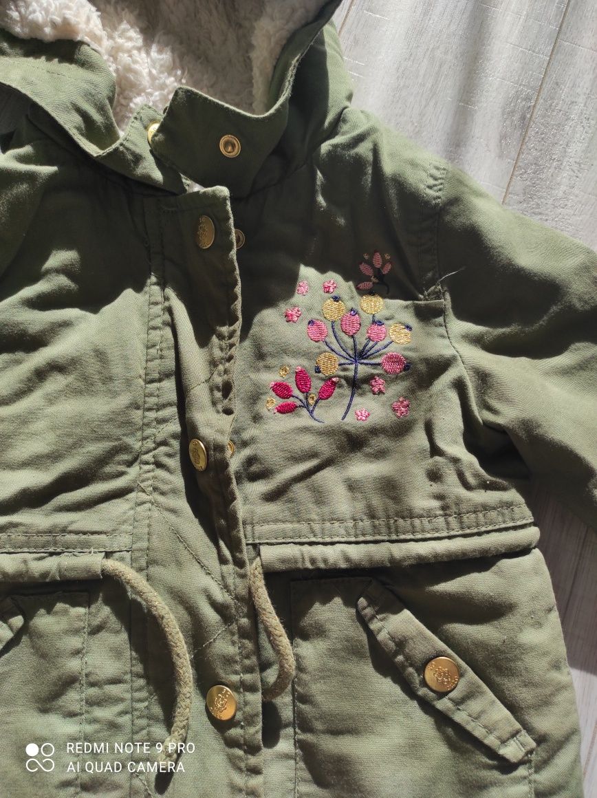 Kurtka parka rozmiar 92