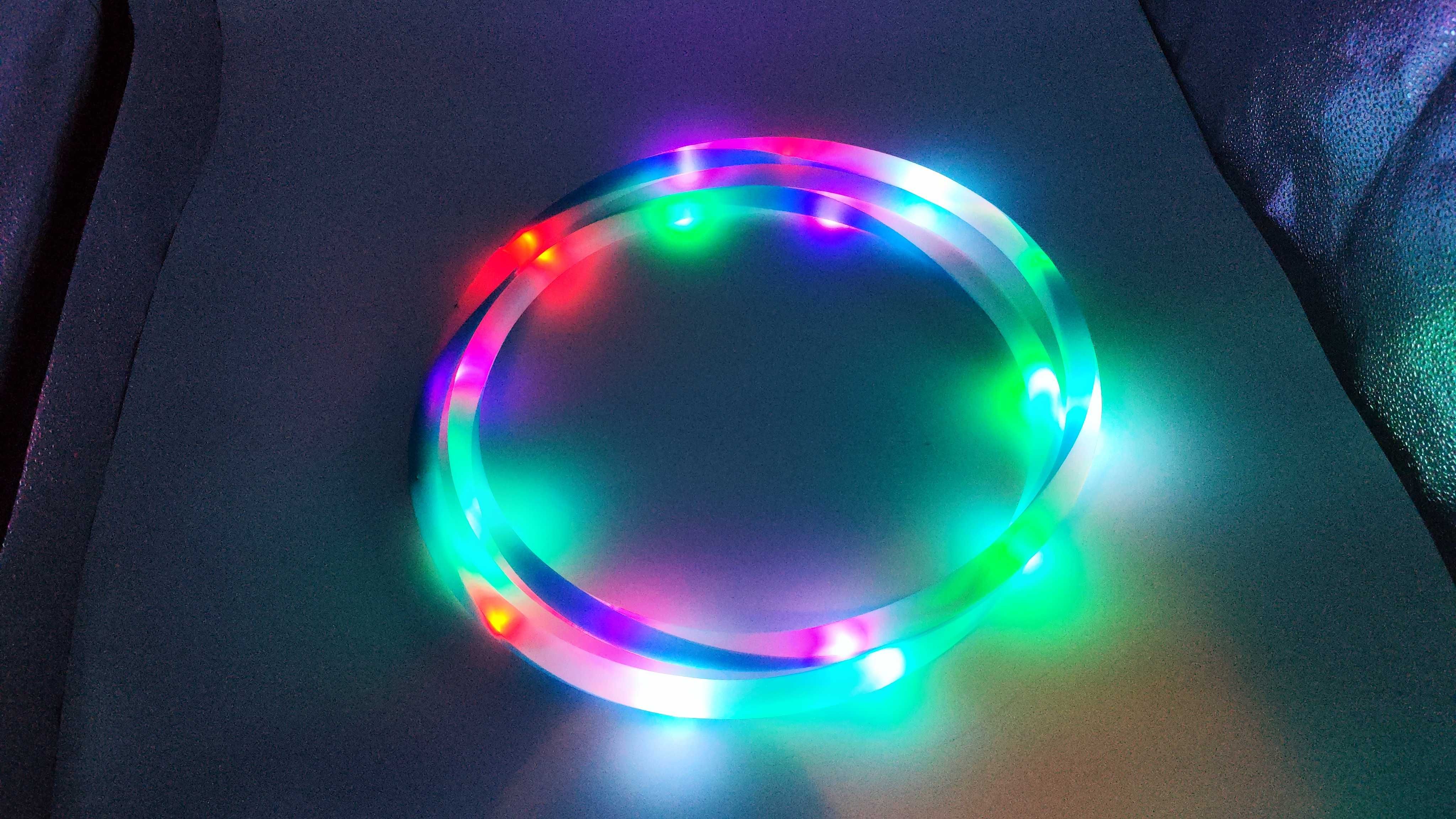 świecąca obręcz wąż świetlny  led 80 cm (W188)