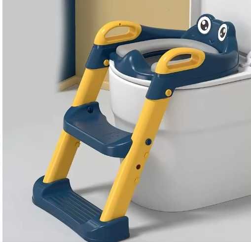 Assento sanitário infantil tipo escada auxiliar