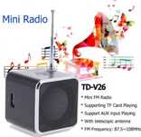 Radio - głośnik bluetooth - akumulatorowe - mini radio - NOWE - 2szt
