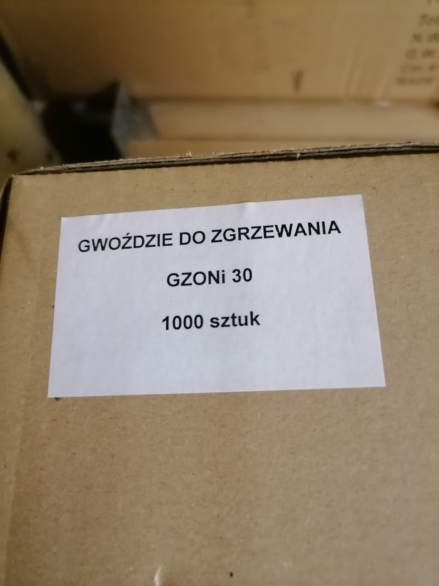 Gwoździe do zgrzewania 30mm 1000 sztuk