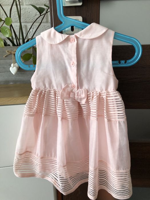 Sukienka niemowlęca dziecięca na okazję, C&A r. 74/86