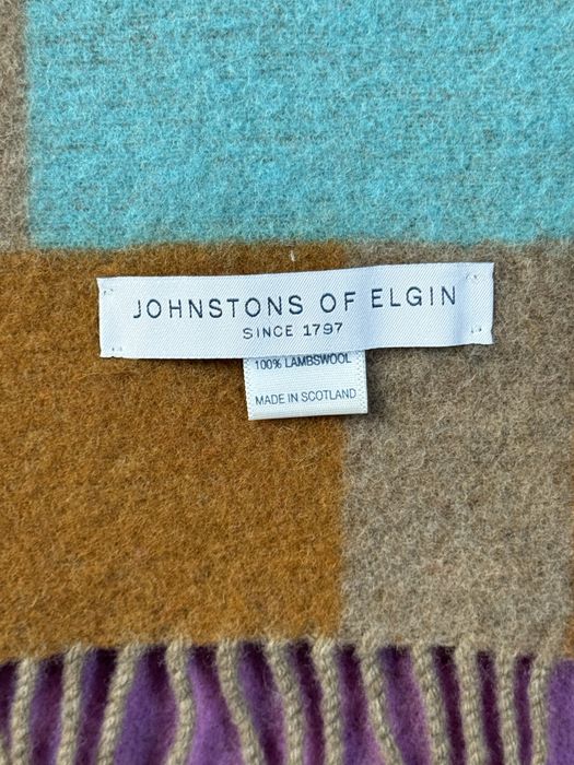 Шерстяной шарф Johnstons of Elgin made in Scotland (оригинал)