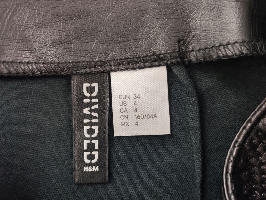 H&m damska czarna spódnica rozm. 34