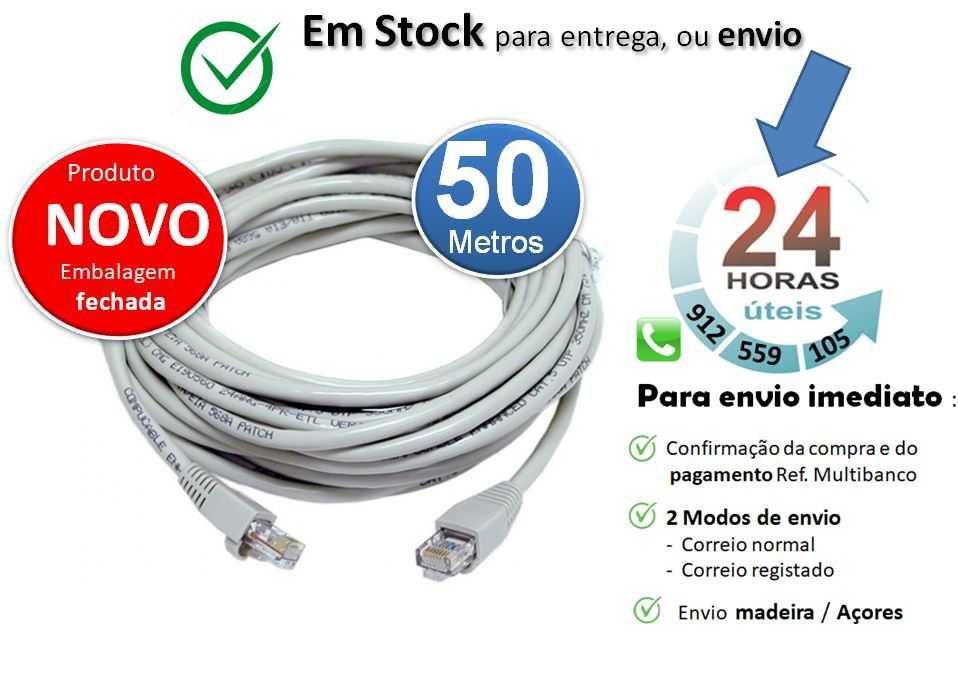 Cabo de Rede Rj45 | 50 Metros