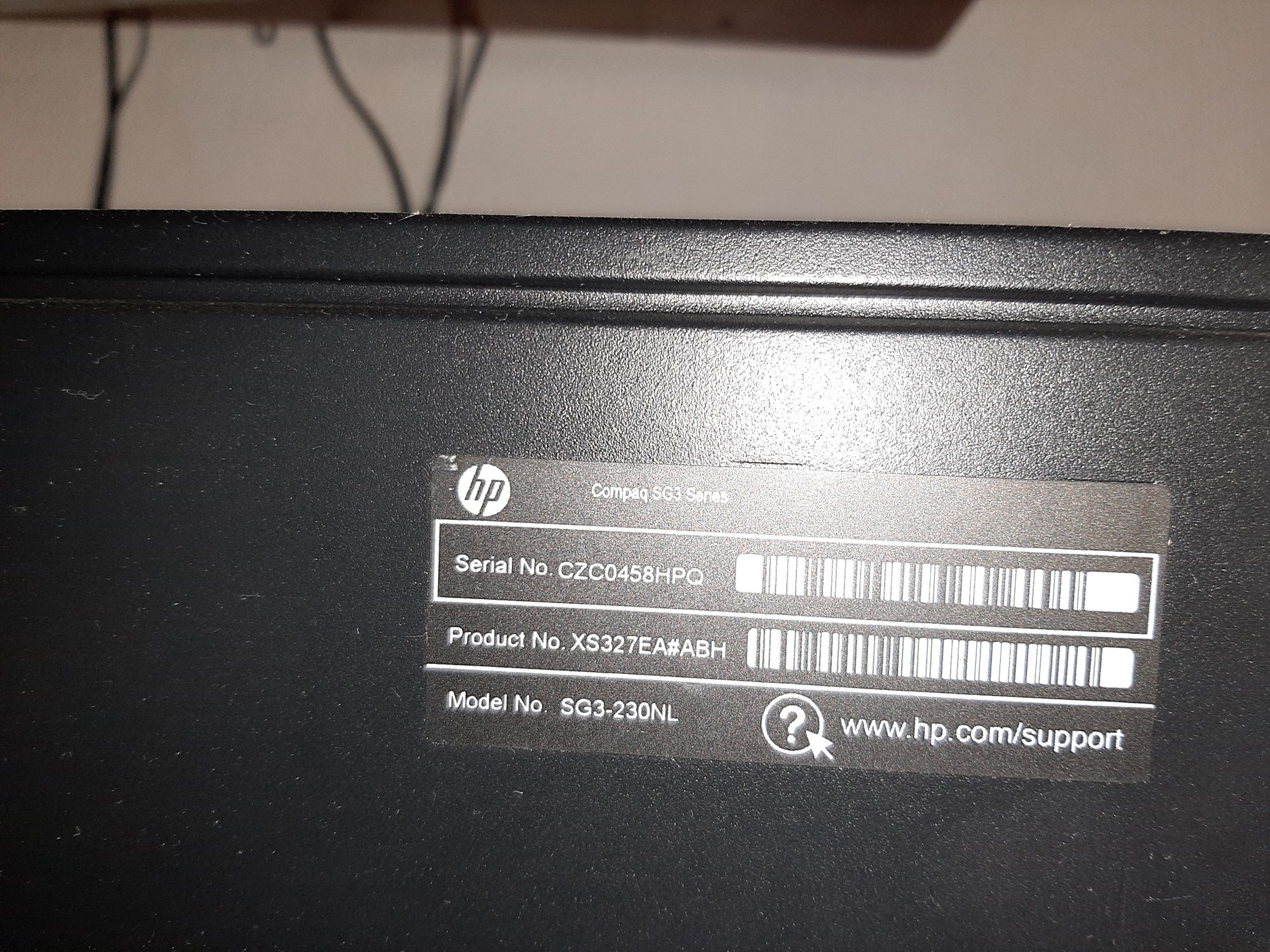 Computador Compaq SG3 Series