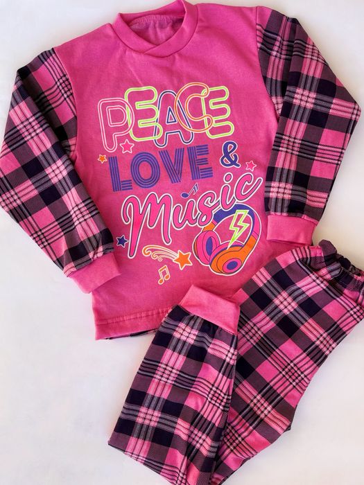 Тепла підліткова піжама для дівчинки