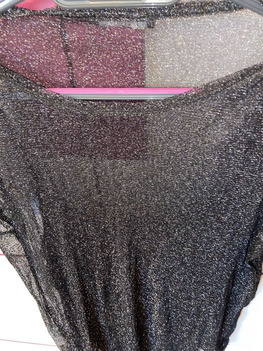 Brokatowa bluzka Mohito S viral święta sylwester