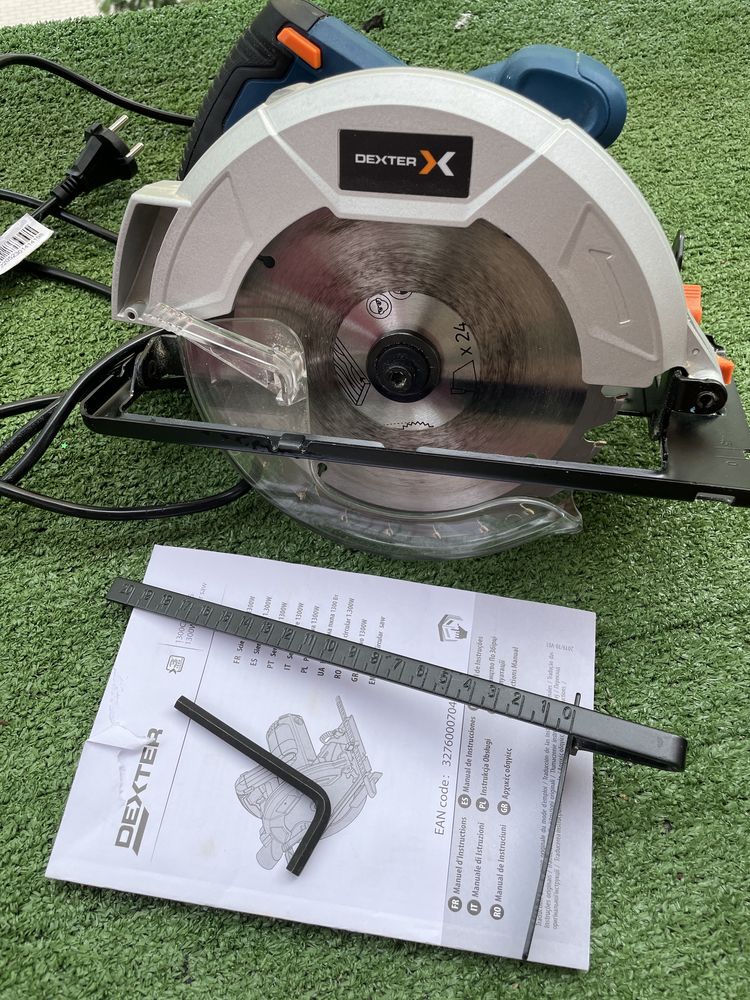 Pilarka tarczowa  185 mm 1300W DEXTER stan BDB