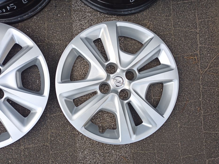 Opel CORSA ADAM Karl 4*100 Felgi struktura+ Kołpaki+ TPSM DEMO jak NOW