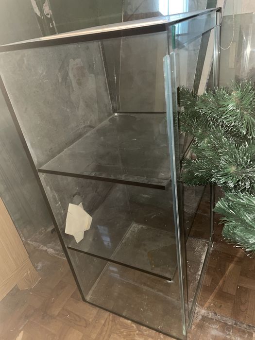 Акваріум на 3 секціі 270л. 100в*60ш*45в. Акваріум для рака. 2шт