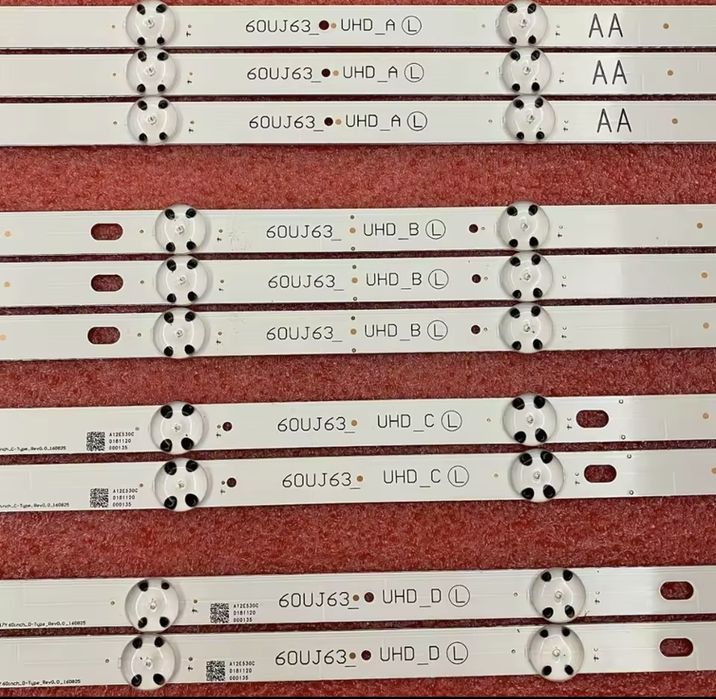 Strip led 60UJ63 para TV 60 polegadas