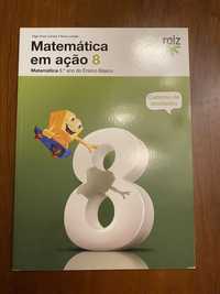 Matemática em ação 8 - manual de matemática do 8 ano de escolaridade