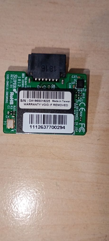 SSD диск Supermicro SuperDOM 16 GB (SSD-DM016-SMCMVN1)