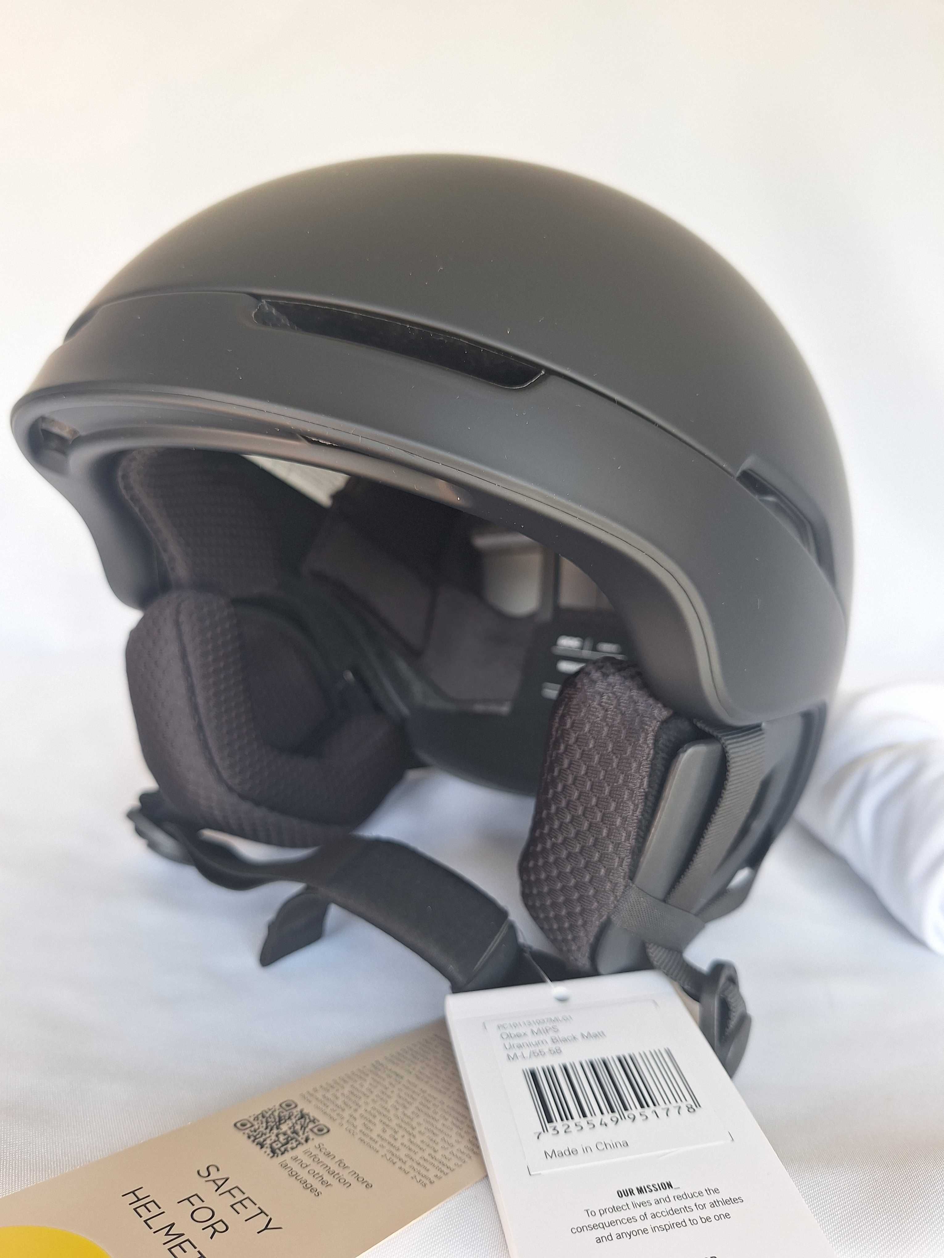 Kask narciarski POC Obex Mips Uranium Black Matt M/L 55-58cm