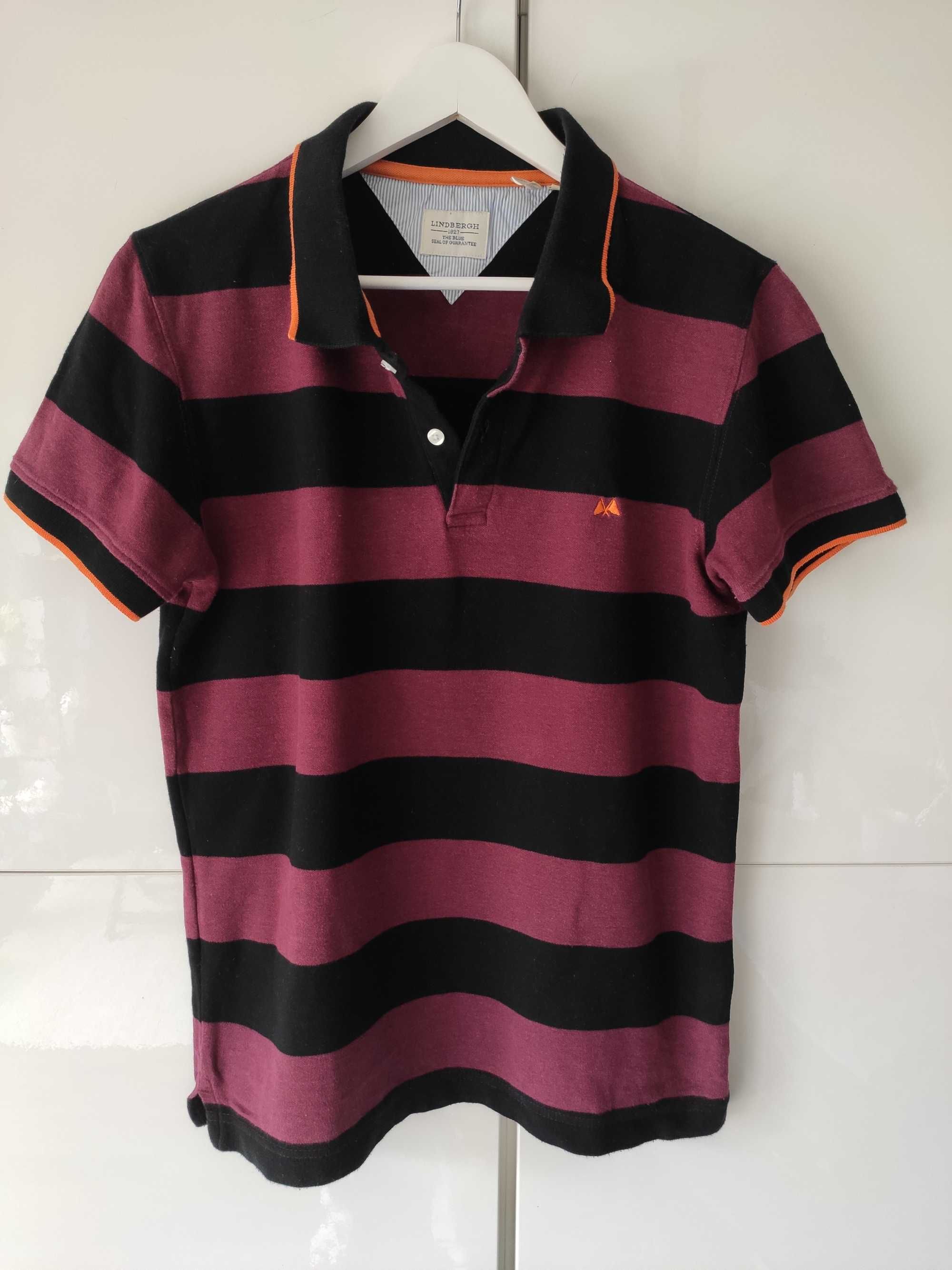 Koszulka polo t-shirt męski 100% bawełna Lindbergh rozmiar M/L