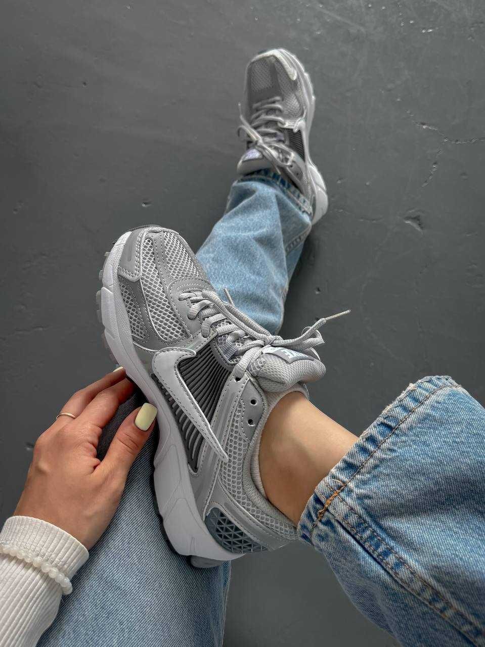 Кросівки Nike Zoom Vomero 5 Silver найк зум срібні сірі білі