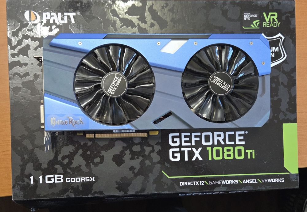 GeForce gtx 1080ti palit gameRock