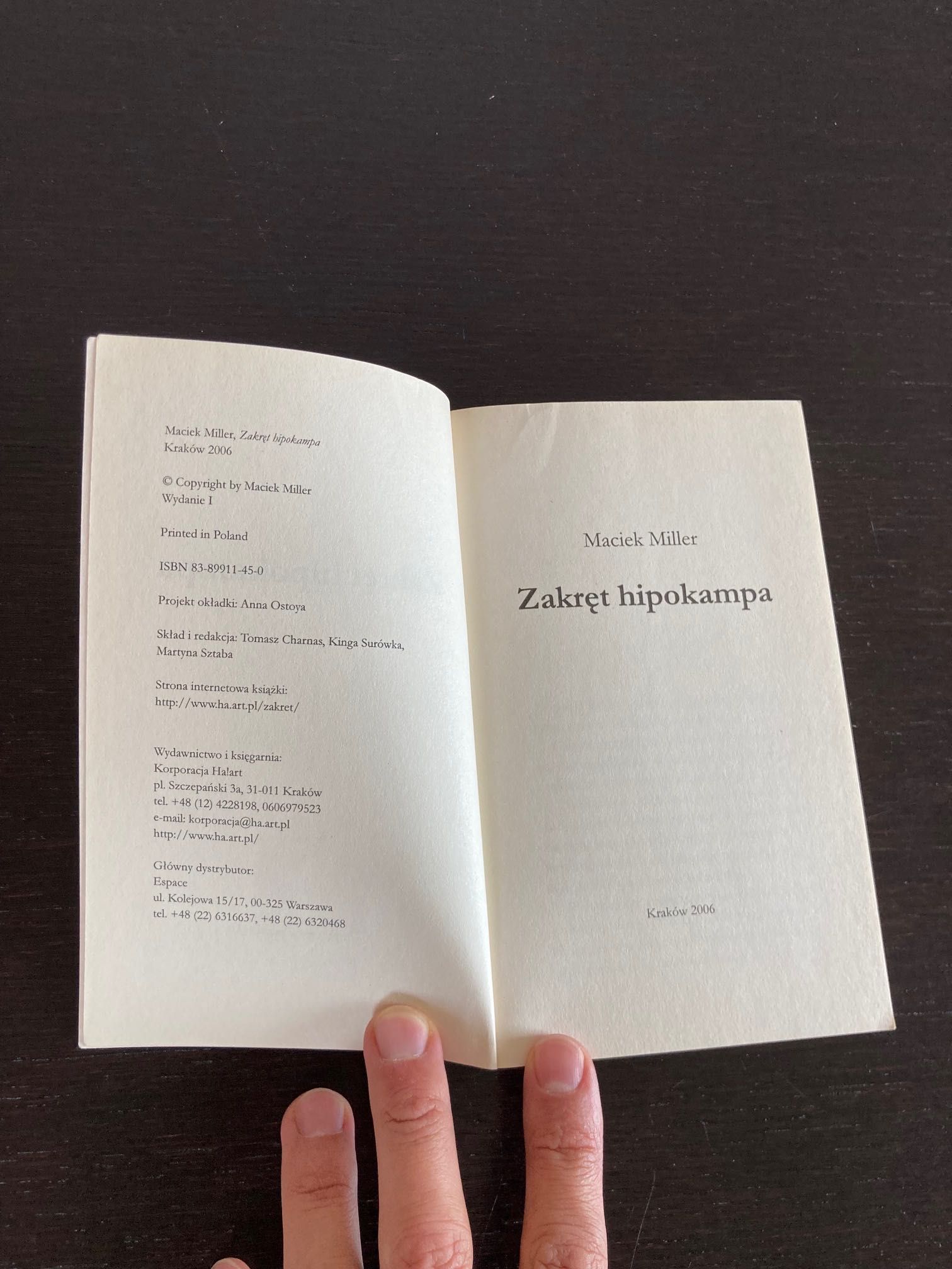 Maciek Miller - Zakręt Hipokampa (stan nienaruszony)