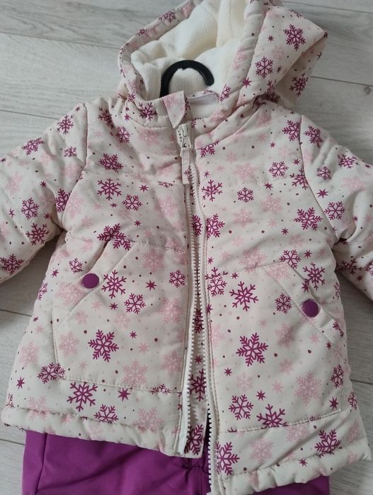 Komplet zimowy dziewczęcy