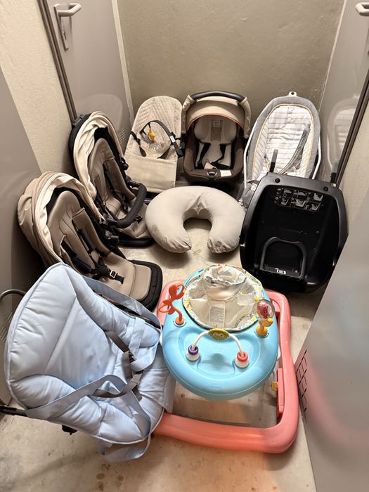 Varios Bebe , ovo+ cadeiras+isofix+carro, etc -150€