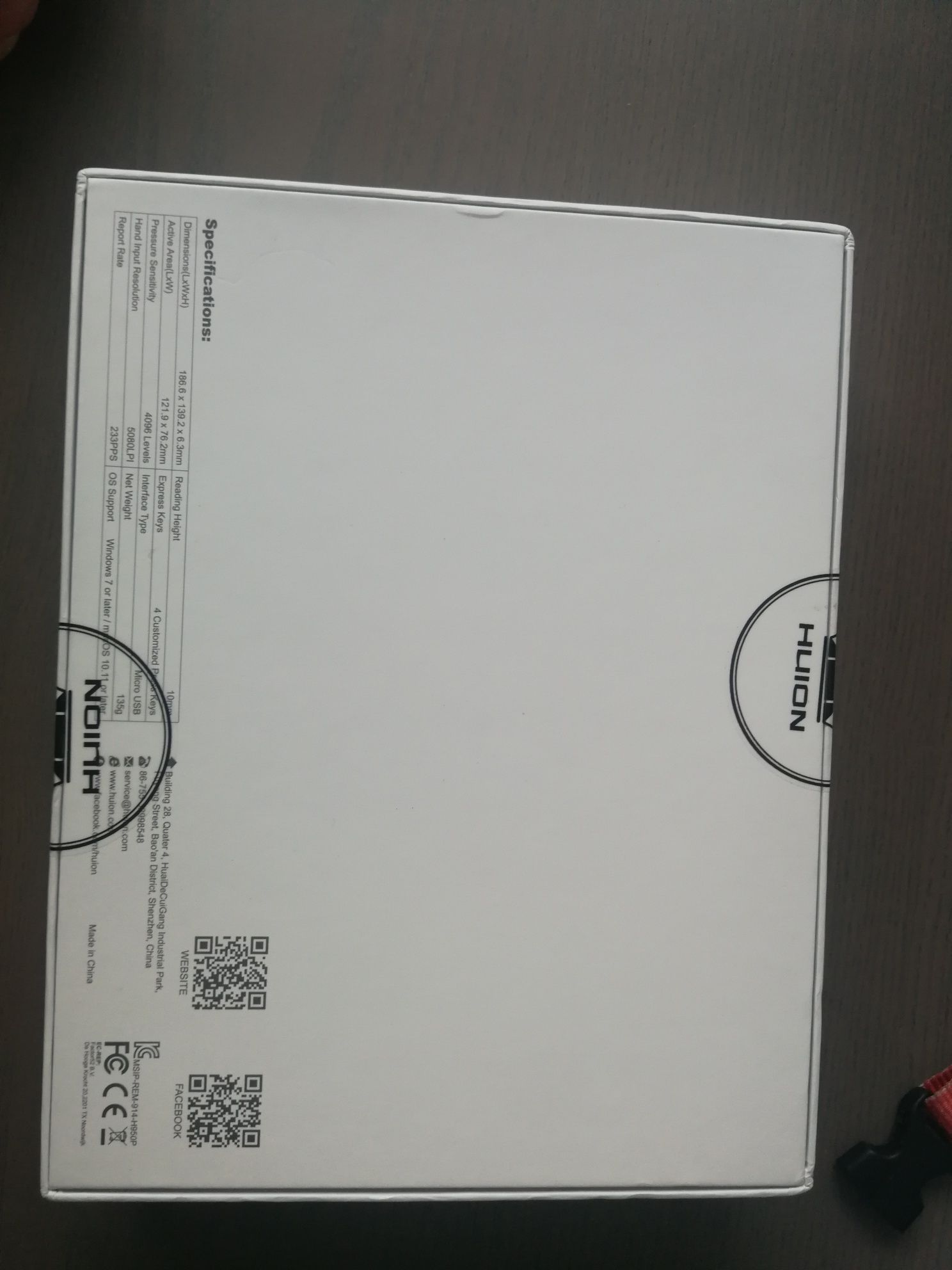 Tablet graficzny huion h430p