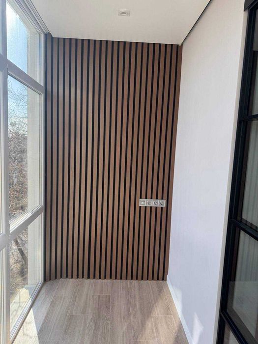 ТОП ЯКІСТЬ! Рейка з дерева на стіну! Панелі дерев'яні декоративні, 3д!