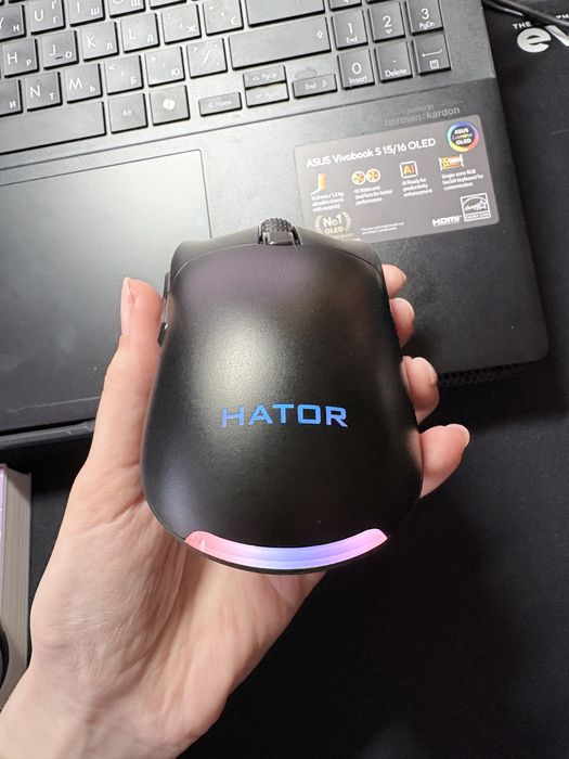 Миша бездротова / дротова hator pulsar 2 pro wireless мышка блютуз