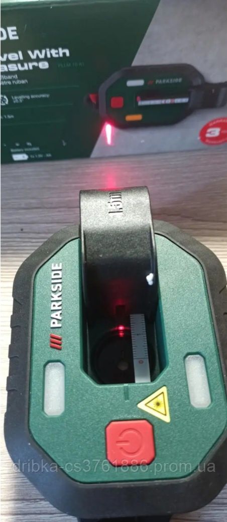 Лазерна рулетка - рівень 1,5 м PARKSIDE PLLM 10A1