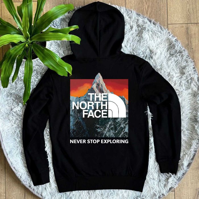 Черная Зипка — Худи The North Face OrangeBox — XS-XL — БЕЗ ПЕРЕДПЛАТ