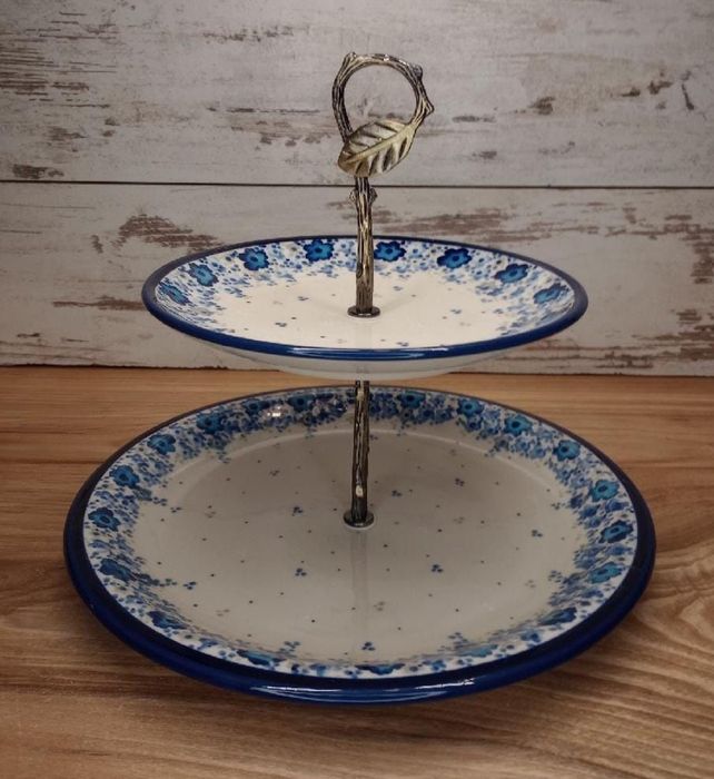 *Patera na ciasto ceramiczna 2 w 1 ceramika Z.C. Bolesławiec Z.C.B.
