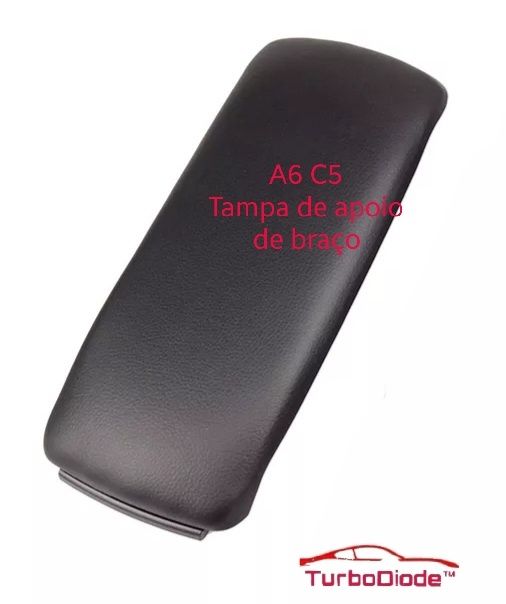 Tampa apoio de braço Audi A6 C5 e A4 B7 com kit mãos livres