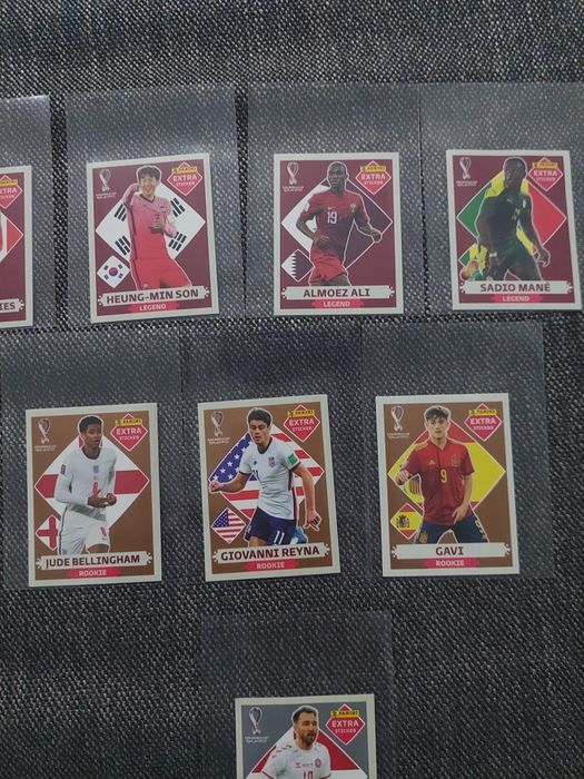 Cromos Qatar 2022 | Extra Stickers Legends/Rookies