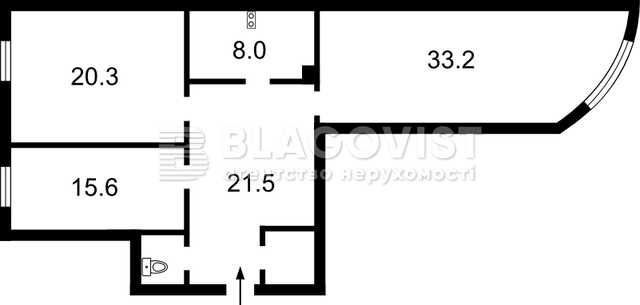 Продам 3 кімн кварт в ЖК Парк-хол Горький центр Антоновича 131