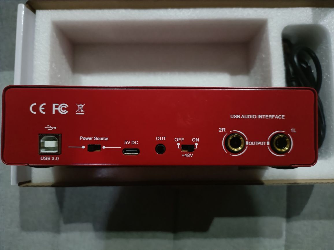 Placa de som USB
