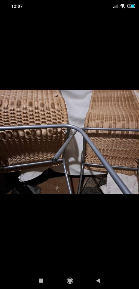 Krzesła wiklinowe/ratanowe