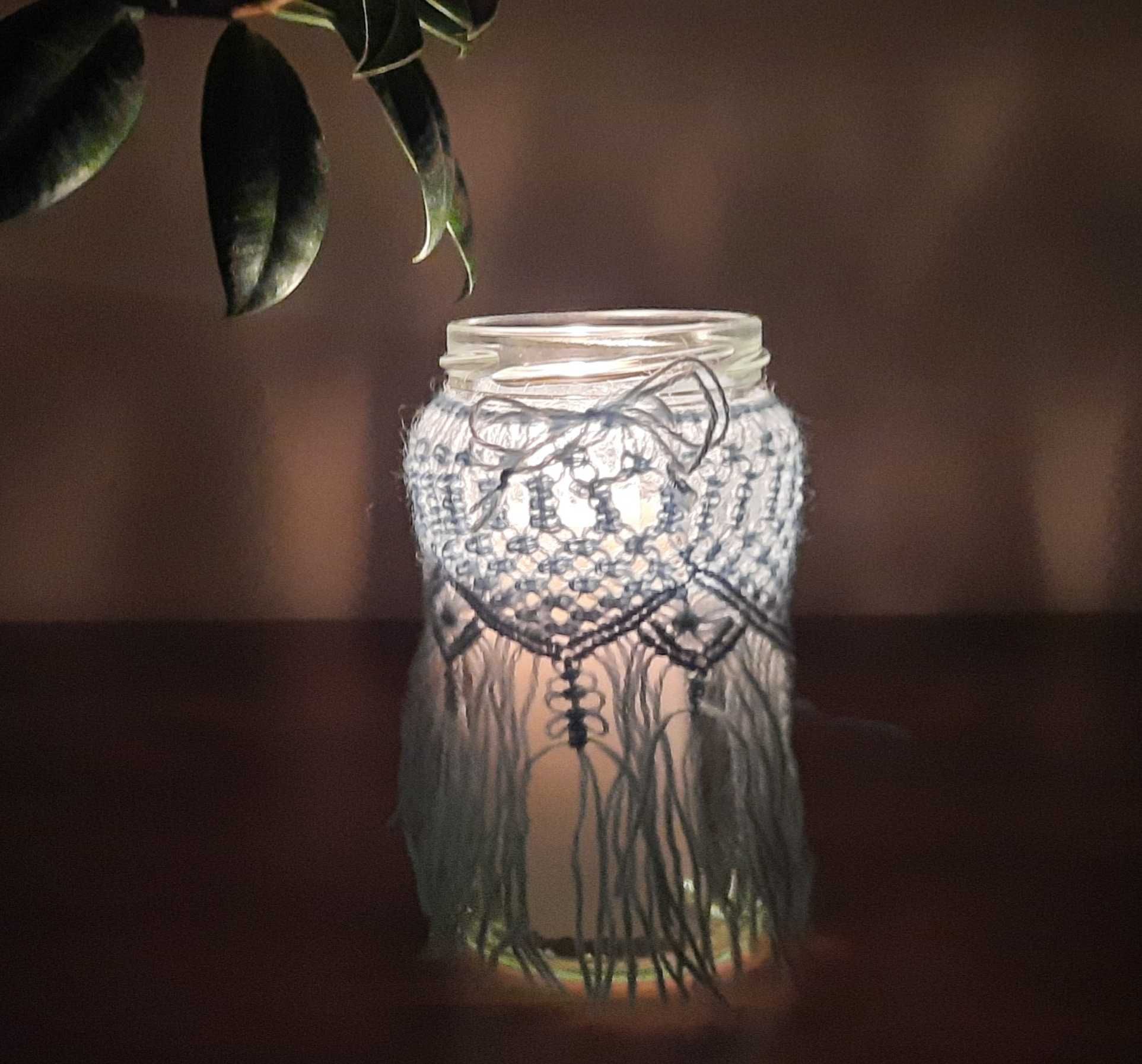 Świecznik / lampion boho