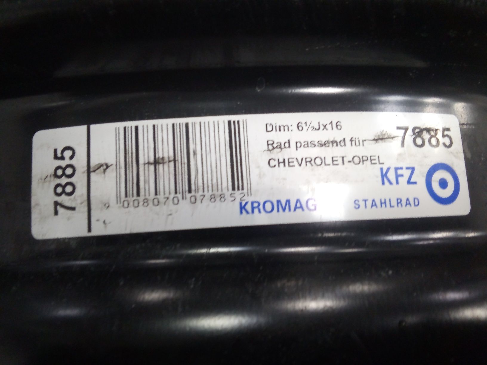 Felgi stal Opel Antara Chevrolet Captiva 5x115  ET46 6.5J16