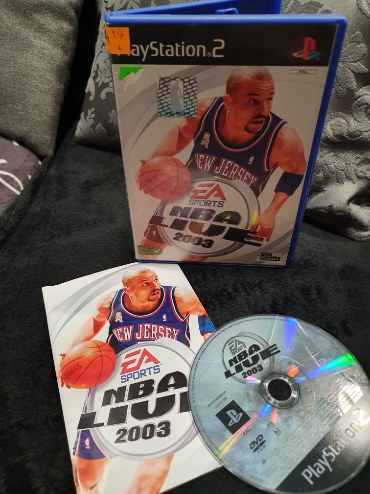 Gra gry ps2 playstation 2 NBA Live 2003 unikat koszykowka