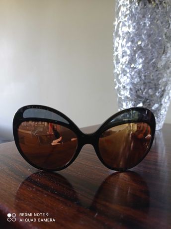 Óculos de Sol Chanel originais como novos espelhados dourados