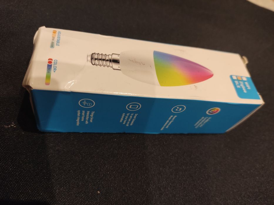 Inteligentna Żarówka E14 oświetlenie RGB+CCT ZigBee 3.0 Tuya