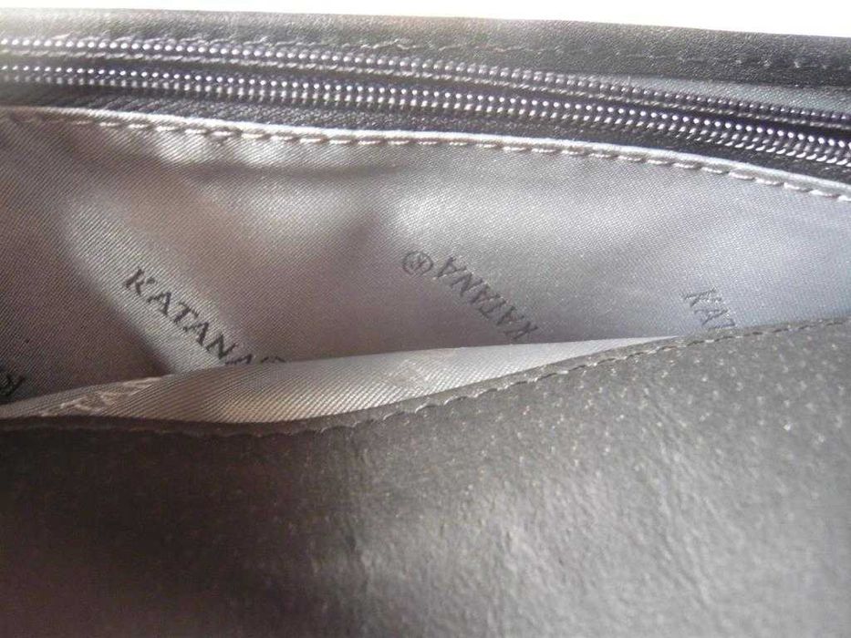 Bolsa de mão com pega (pele genuína)