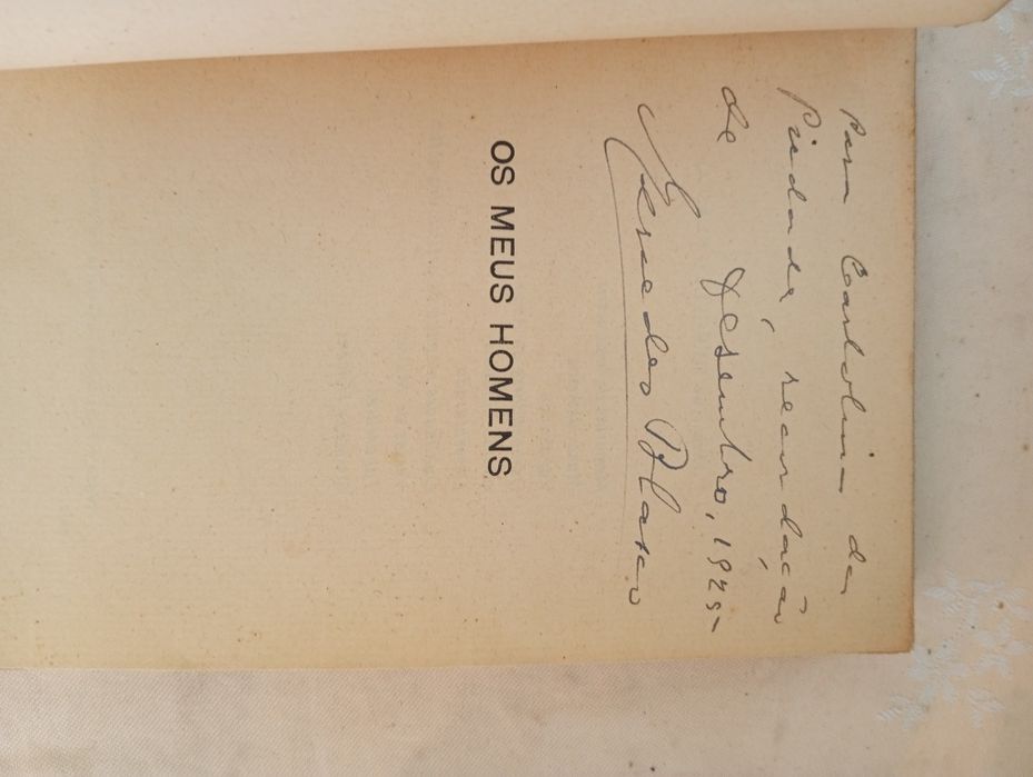 Mercedes Blasco - Os meus homens (1.ª edição) (Autografado)