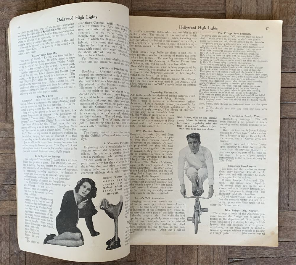 Revista picture play 1929