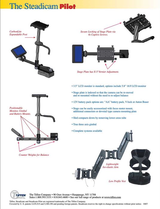 Steadicam Pilot firmy Tiffen