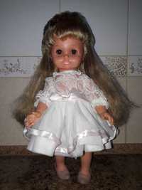Кукла ГДР 34 см, вся резиновая