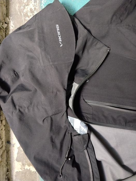 Kurtka VIKiNG Trek Pro / czarna /Xl/ przeciwdeszczowa / windshell /